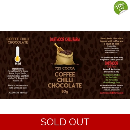 Coffee Chilli Chocolate, 80g